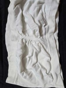 Black camisole and white tube bra