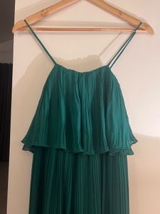 Green Crinkled Jumpsuit
