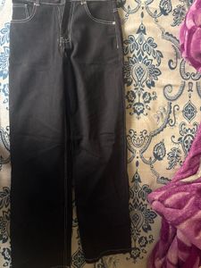 Black Straight Leg Jeans
