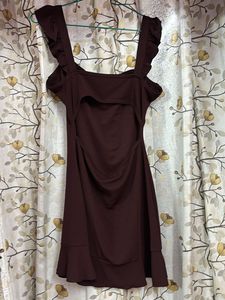 Chic Backless Ruffle Strap Dress