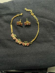 Earring With Necklace Set
