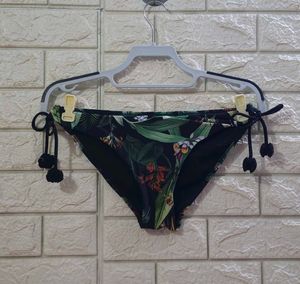 Sweet Secret Tropical Print Bikini Bottom