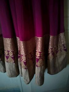 Ethnic gown with bottom