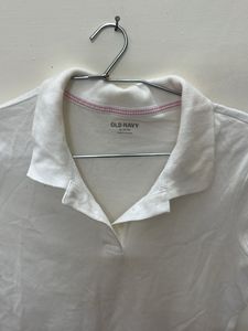 White Polo T-Shirt