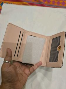 Chic Monogram Tri-Fold Wallet