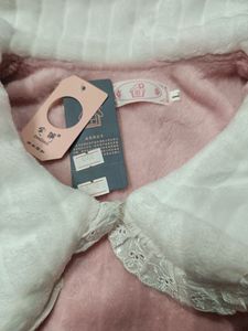 Cozy Pink Plush Nightgown