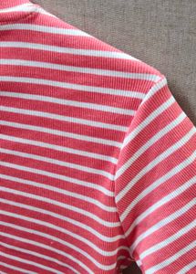 Striped Turtleneck Tee - Stylish &amp; Comfy