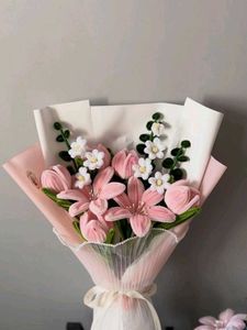 Handmade Crochet Flower Bouquet