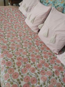 Organic Handblock Bedsheet Set