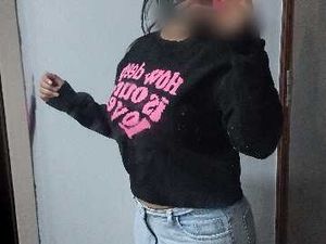 Cute Graphic Print Sweater