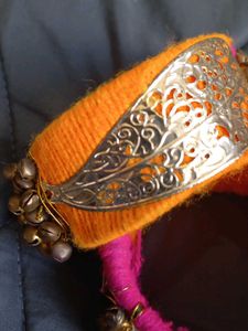 Bohemian Leaf &amp; hand made bangle