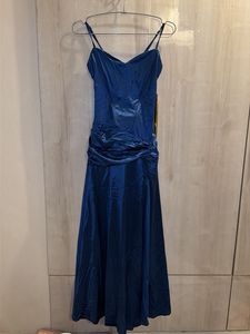 Elegant Blue Maxi Dress