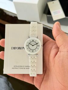 Emporio Armani White Ceramic Watch