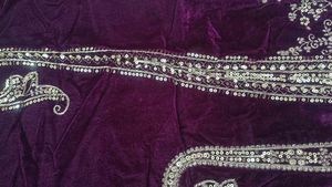 Purple Velvet Kurti
