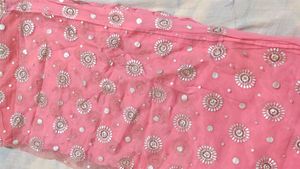 Net and georgette Saree