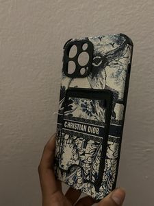 iPhone 13pro Max Christian Dior Case Wallet Attach