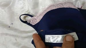 Navy Blue Lace  Bra