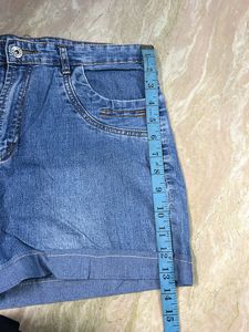 denim shorts
