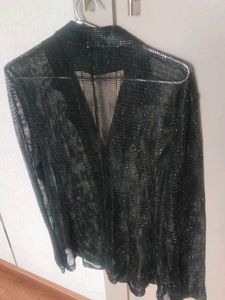 Sparkly Sheer Blazer/shirt