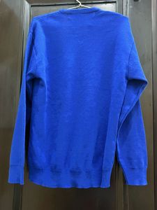 Tommy Hilfiger Blue V-Neck Sweater