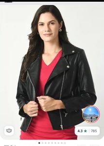 ❗️NEVER BEEN WORN❗️Women Black Faux Leather Jacket