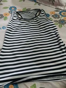 Striped Racerback Tank Top