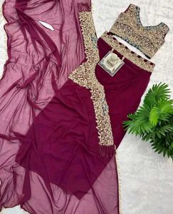 Purple Lehenga Choli Set