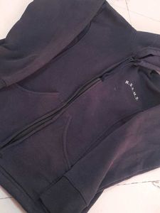 like New  Dark Navy Zip-Up  जैकेट