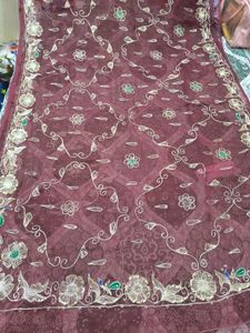 vintage Aari tari saree