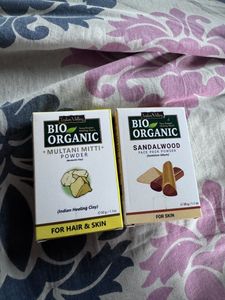 Bio organic sandalwood face pack , Multani mitti