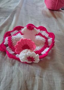 Handmade Crochet Flower Hair Clips
