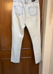 Ice Blue Light Wash High Waisted Jeans