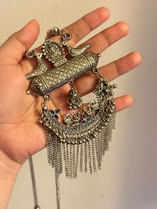 Oxidised Silver Neckpiece