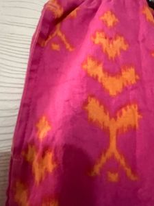 ED-A-MAMMA new Set Of Pink -orange Top And Plazzo