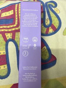 M caffeine sunglaze mist with 50+++ spf