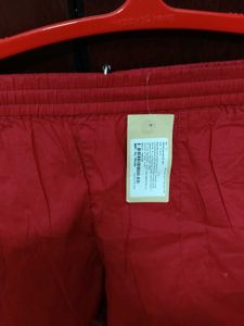 Red Casual Shorts