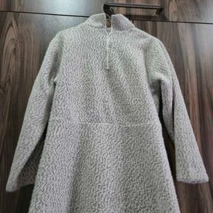 Embellished Grey Knit Sweater