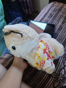 Cute Dog Plush Toy with Sunglasses