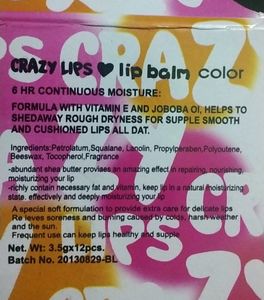 Crazy Lips,,,Lip Balm..