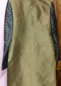 Men Silk Blend Kurta Dhoti Pant Set...