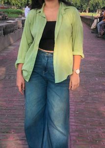 Pastel Green Shirt