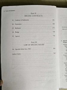 ⚖️ Contract &amp; Specific Relief by Avtar Singh