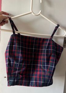 Tartan Plaid Camisole Top