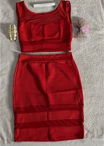 partywear Red 2-Piece Sets