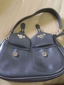 Chic Black Shoulder Bag