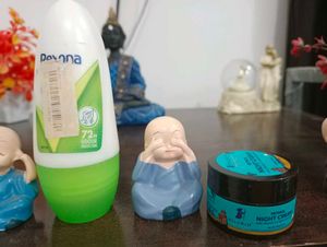 Night Cream &amp; Rexona roll on
