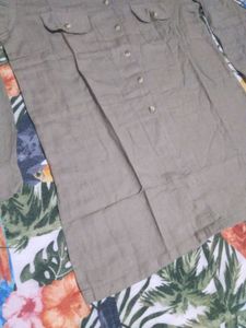 Olive Green Long Sleeve Shirt