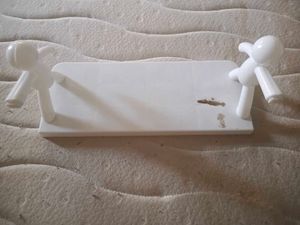 wall-mounted or over-door storage rack/hanger