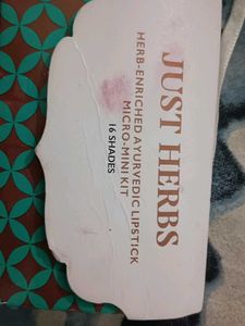 JUST HERBS Lipstick Micro-Mini Kit
