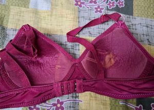 Comfortable Magenta Bra
